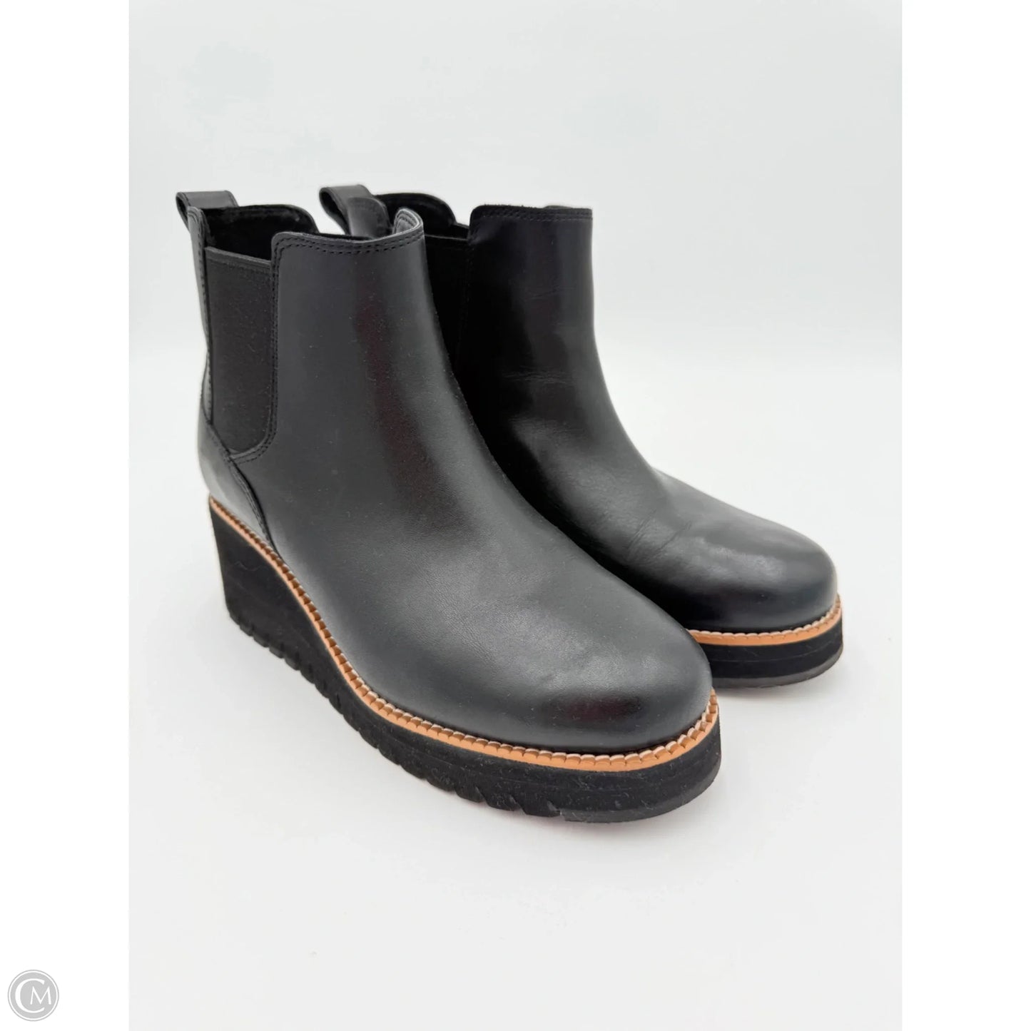 Boots Ankle Heels By Cole-haan In Black, Size: 6.5