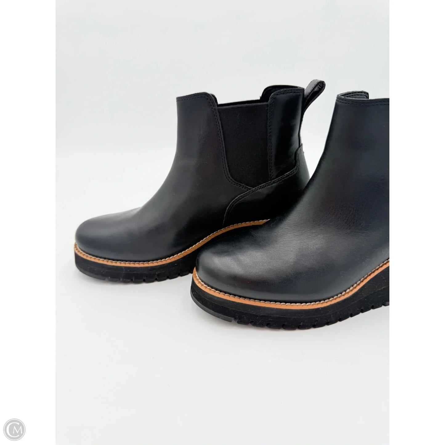 Boots Ankle Heels By Cole-haan In Black, Size: 6.5
