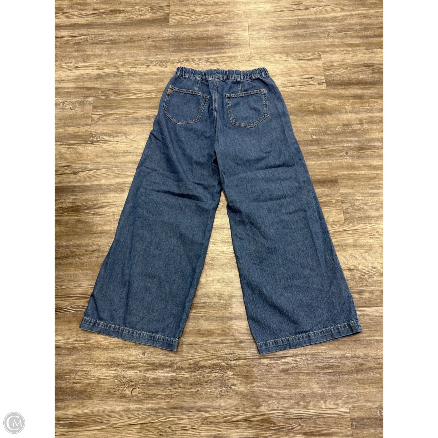 Jeans Wide Leg By Paige In Blue Denim, Size: 6