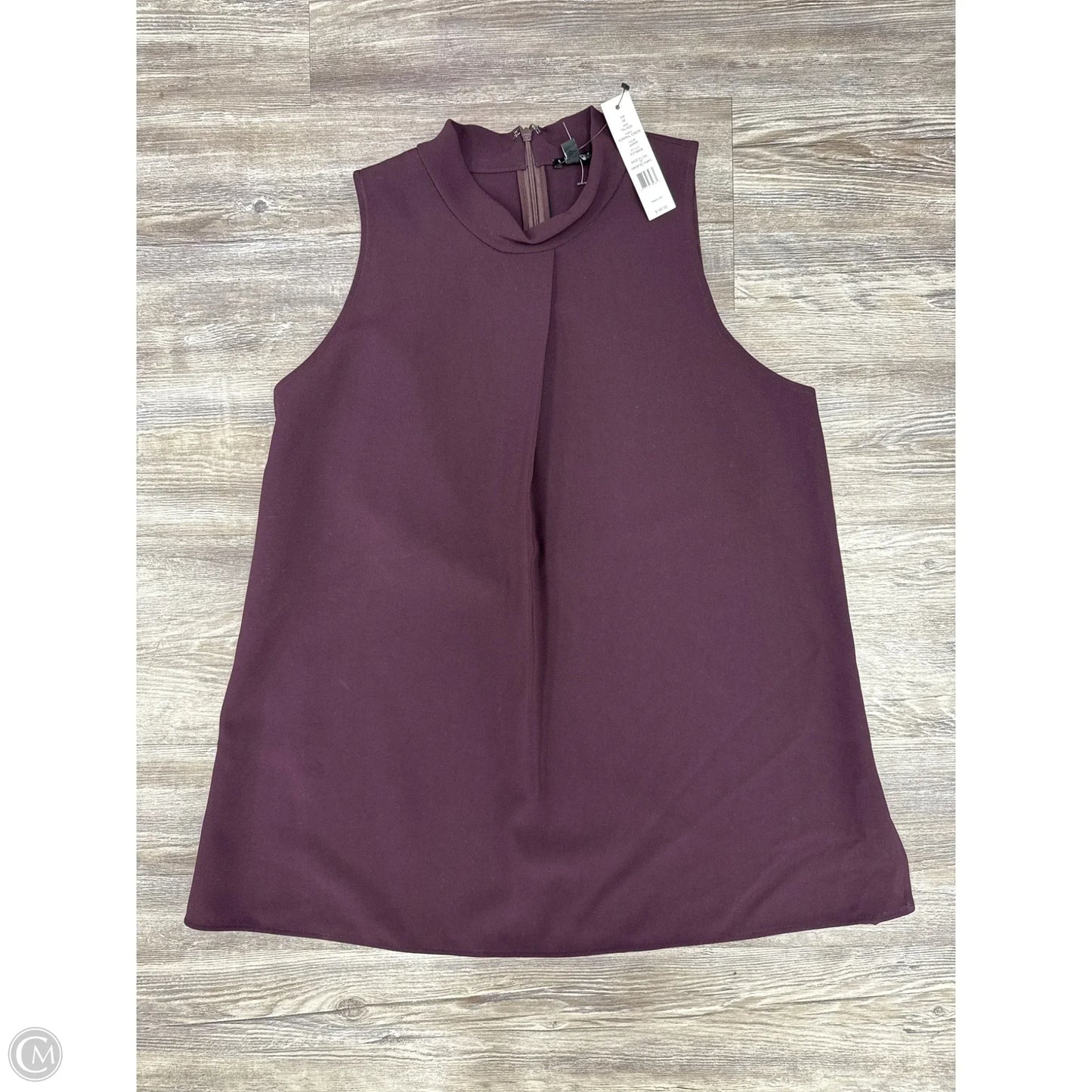 Top Sleeveless By Theory In Purple, Size: M