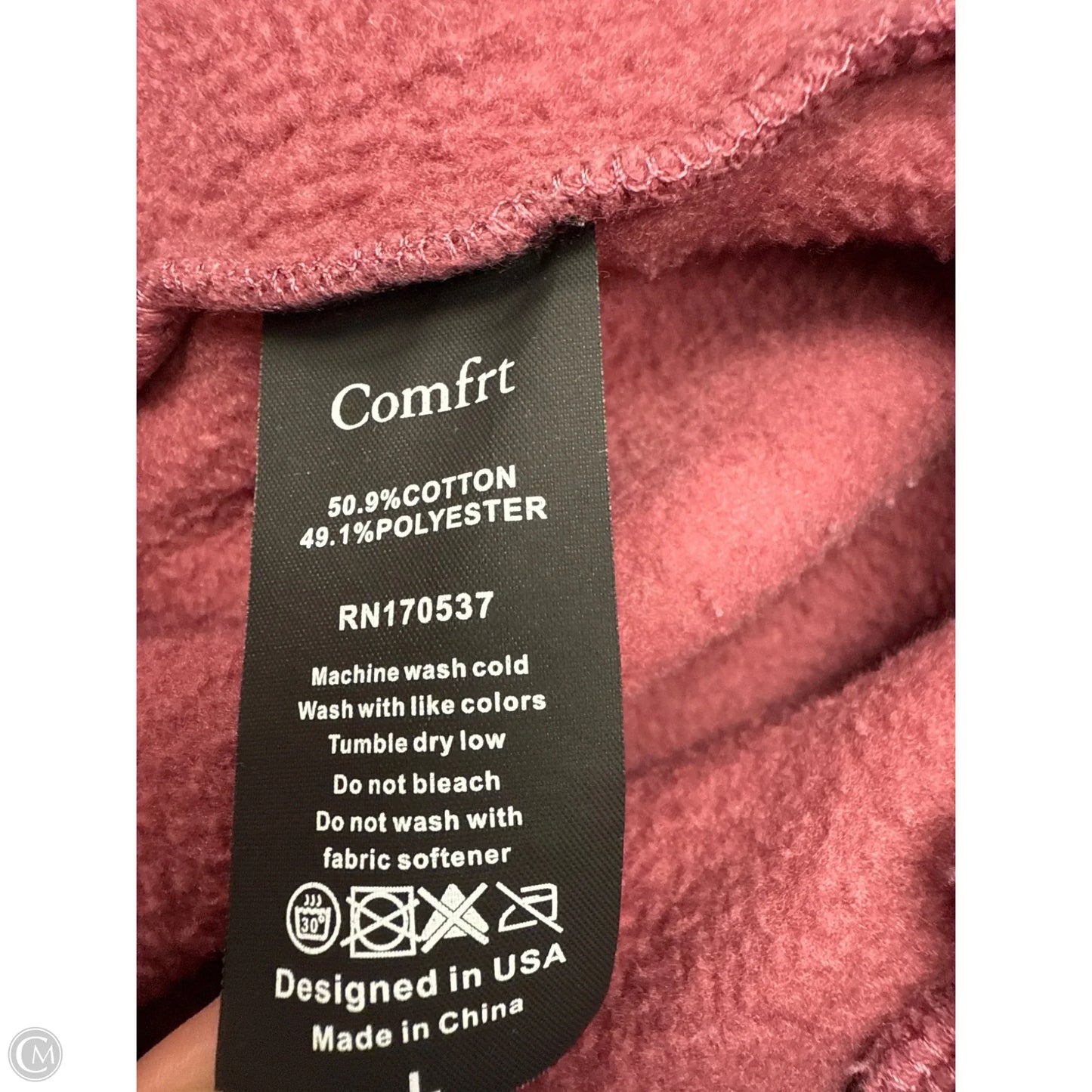 Athletic Pants By Cmc In Pink, Size: L
