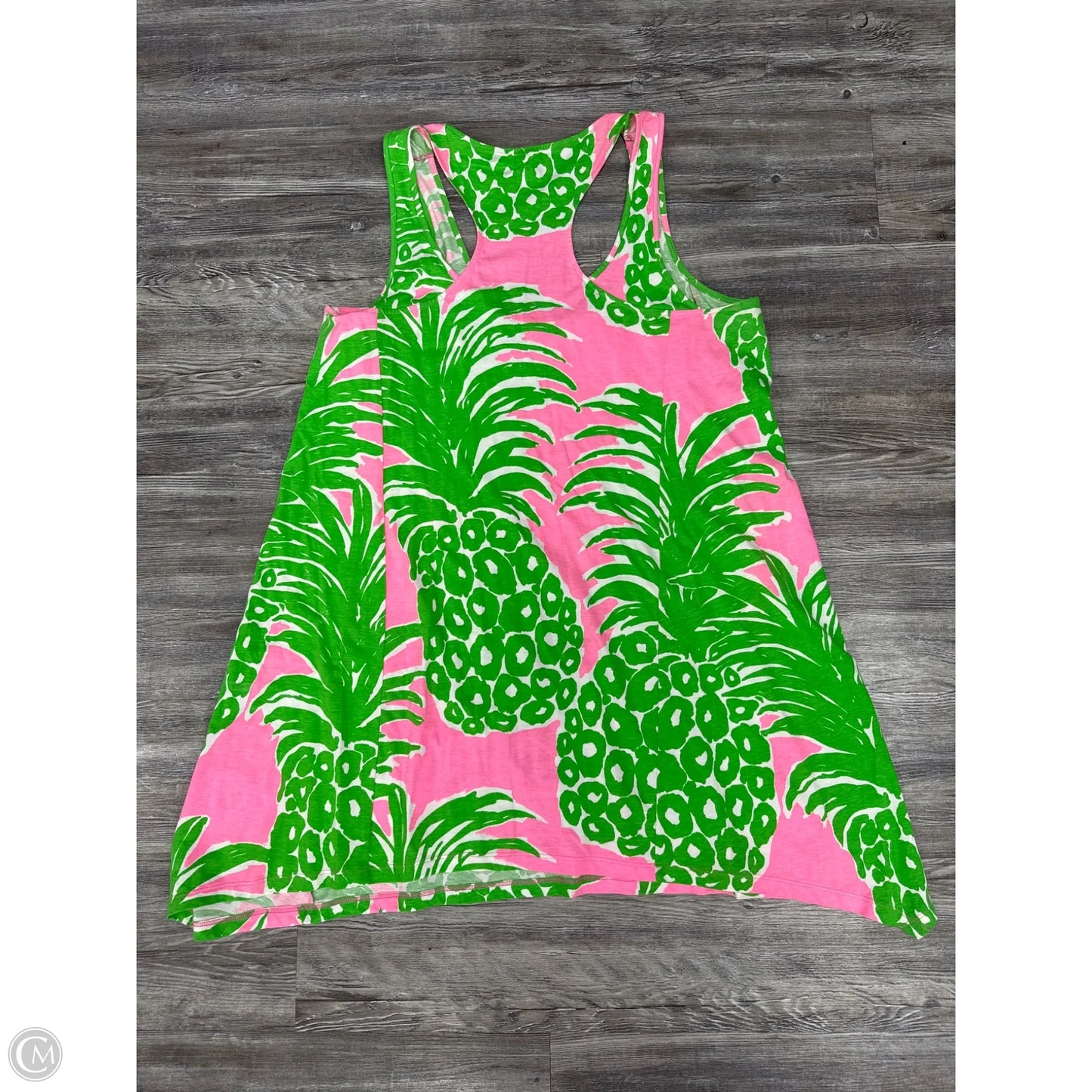 Dress Designer By Lilly Pulitzer In Green & Pink, Size: Xl