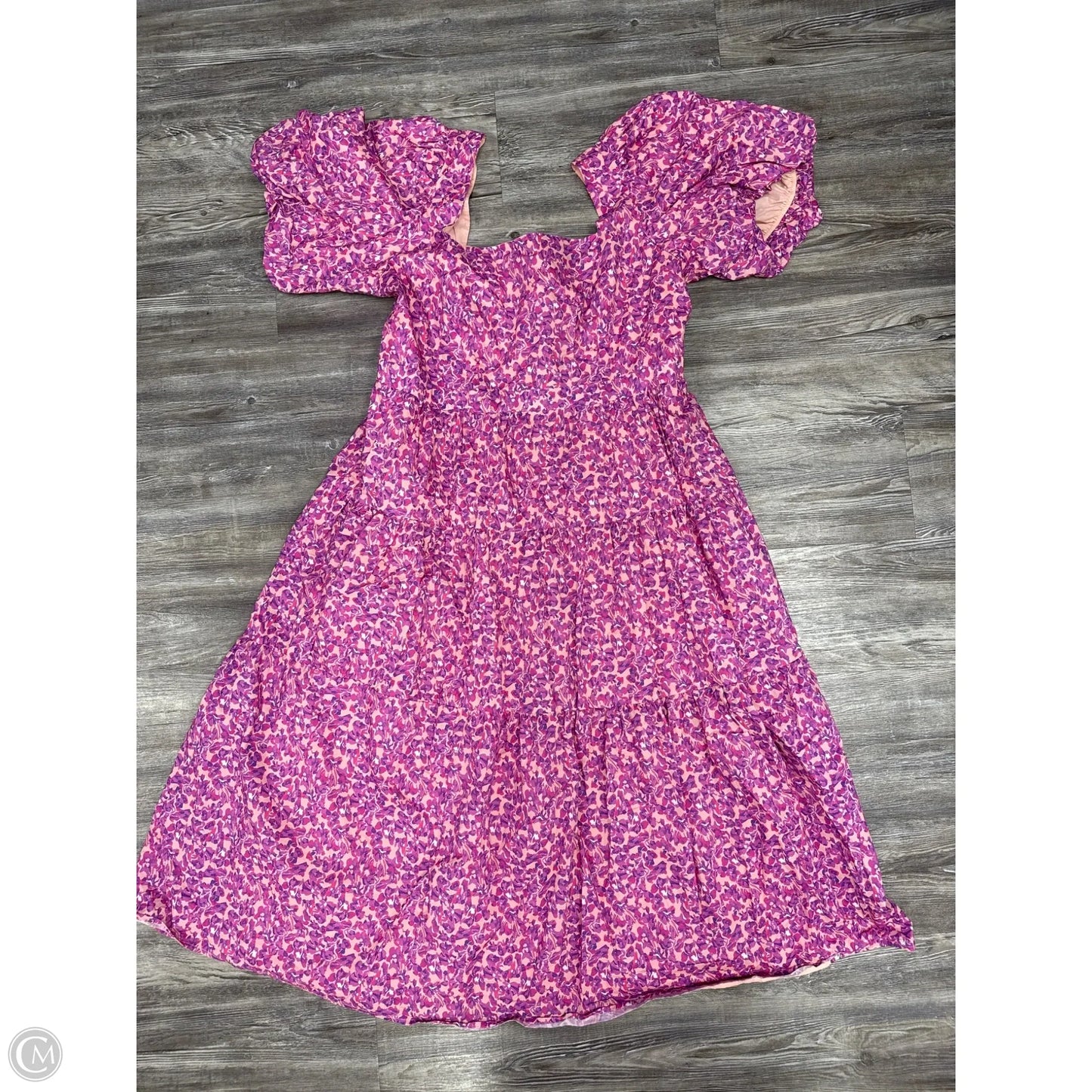 Dress Casual Midi By Hyacinth House In Pink & Purple, Size: Xxl