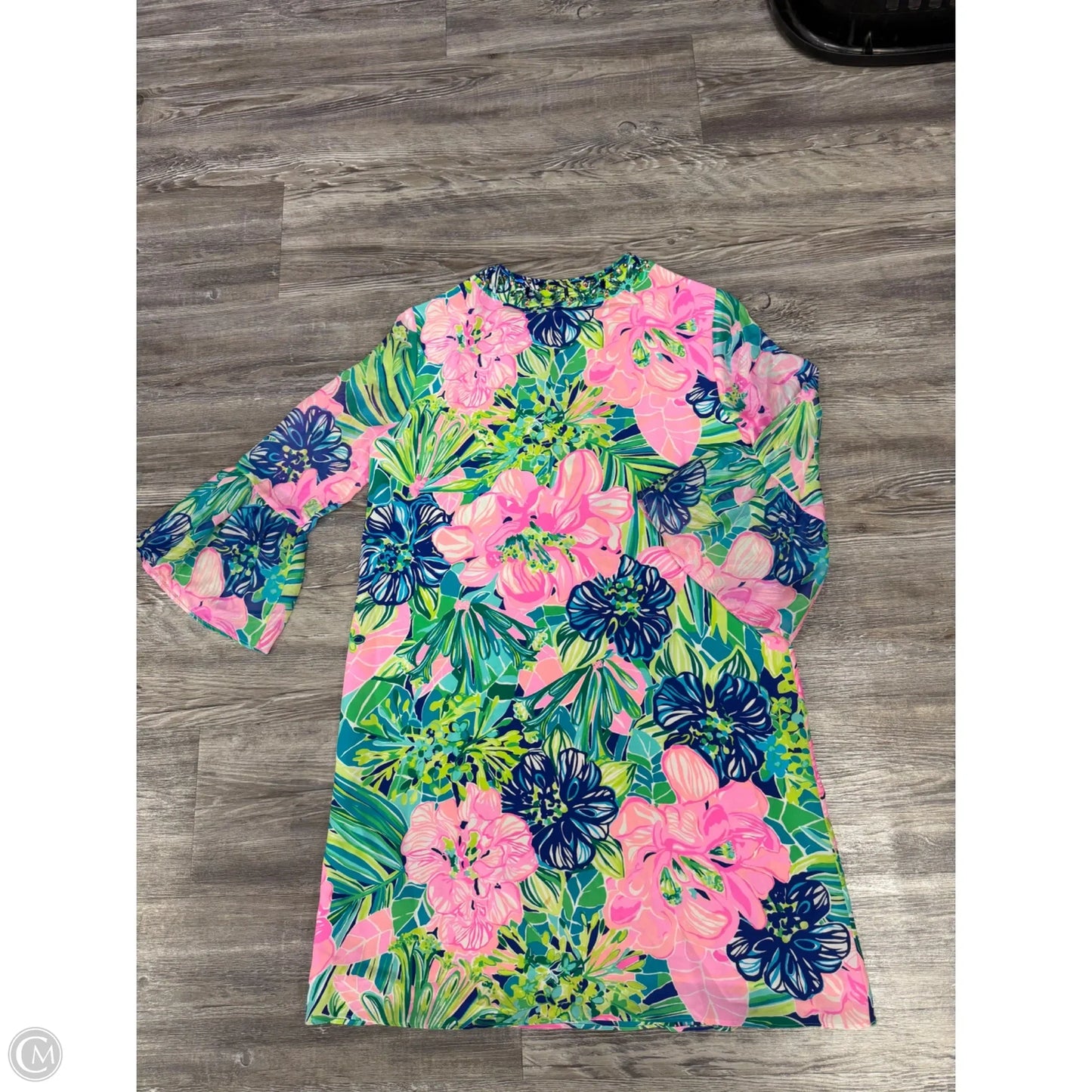 Dress Designer By Lilly Pulitzer In Blue & Green, Size: Xs