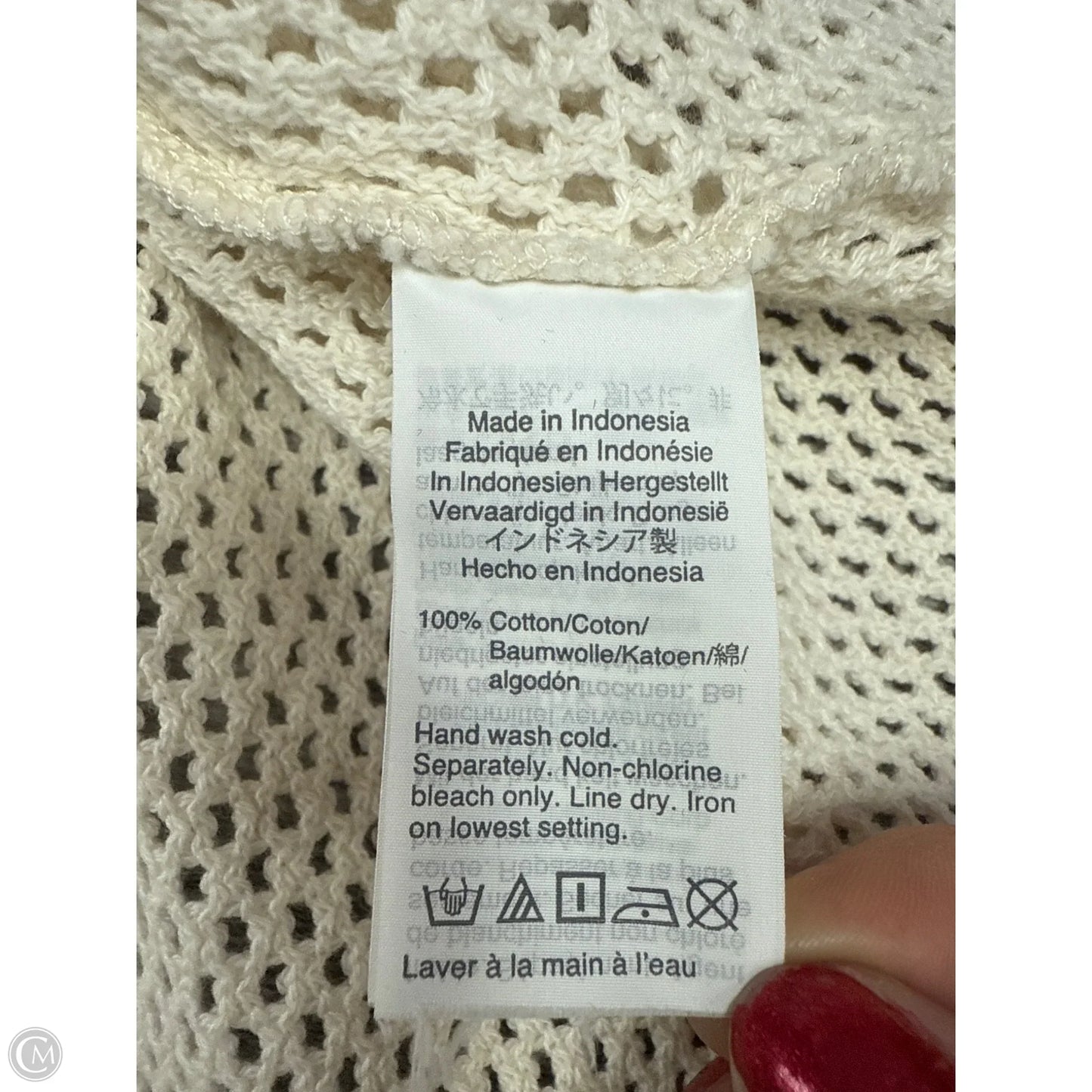 Top Short Sleeve By Madewell In Tan, Size: Xxs