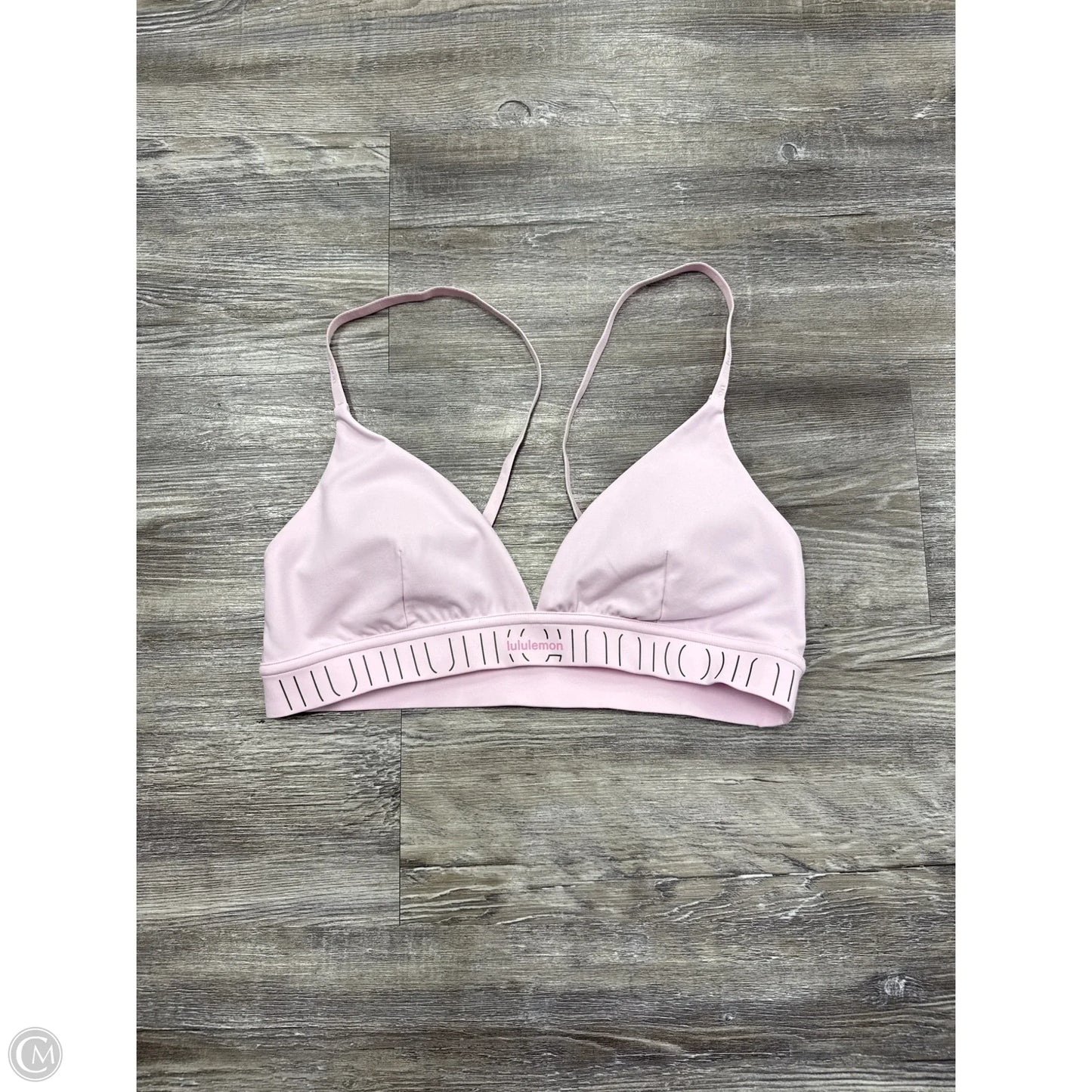 Athletic Bra By Lululemon In Pink, Size: 8