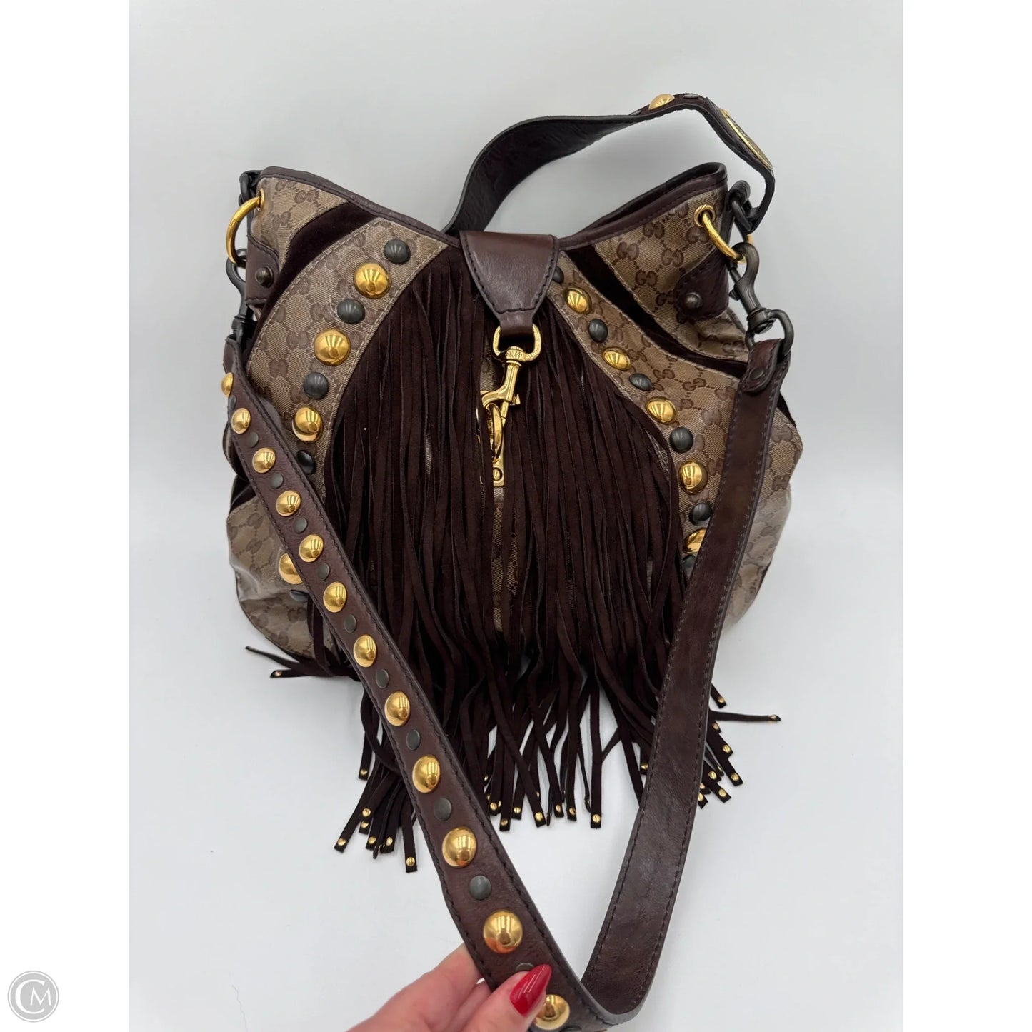 Handbag Luxury Designer By Gucci, Size: Large