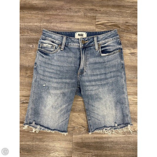 Shorts By Paige In Blue Denim, Size: 0