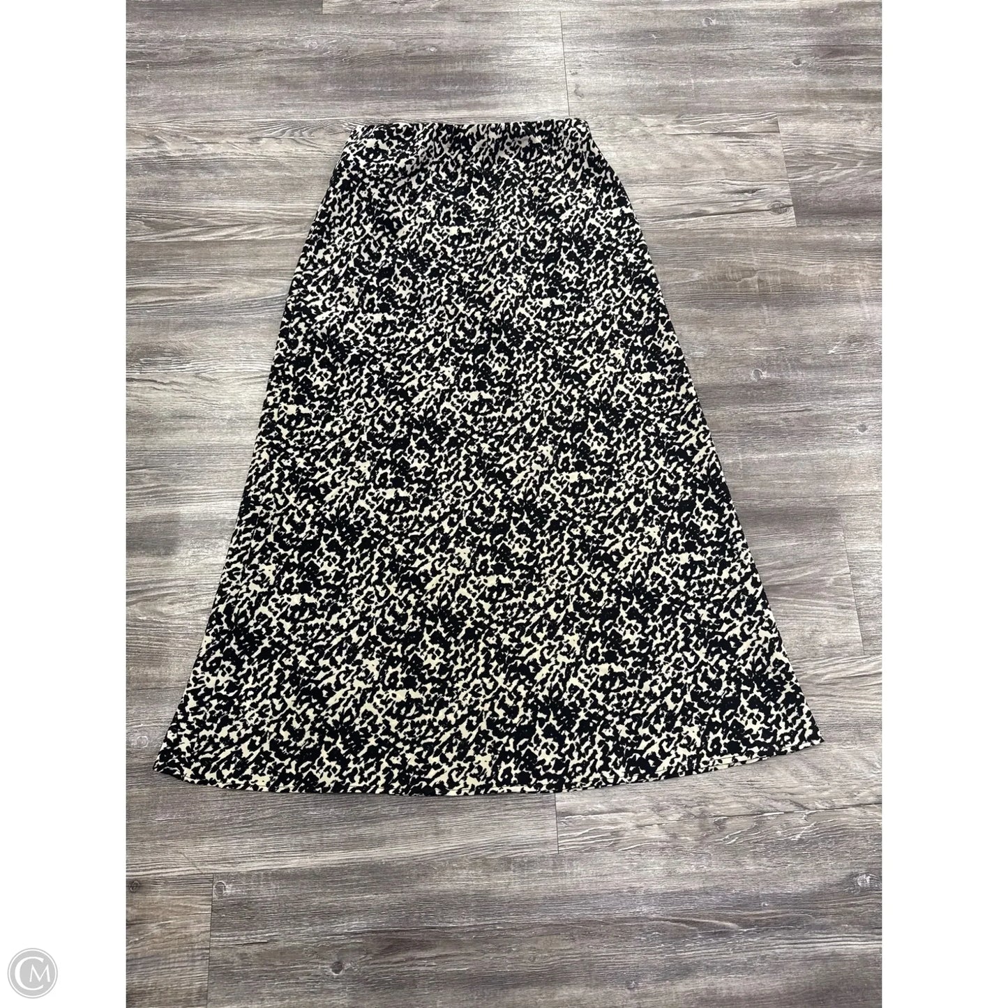 Skirt Midi By Evereve In Black & White, Size: Xs