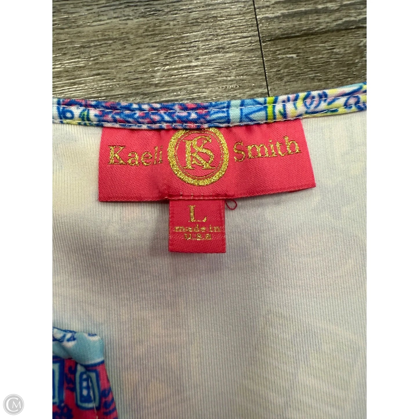 Dress Casual Short By Kaeli Smith In Tropical Print, Size: L