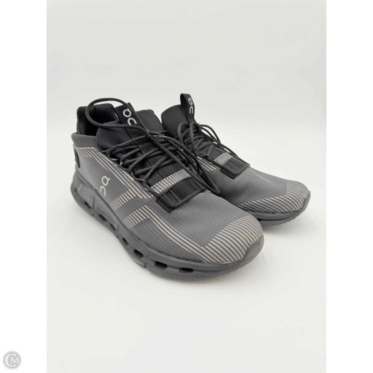 Shoes Athletic By On Cloud In Black & Grey, Size: 9.5