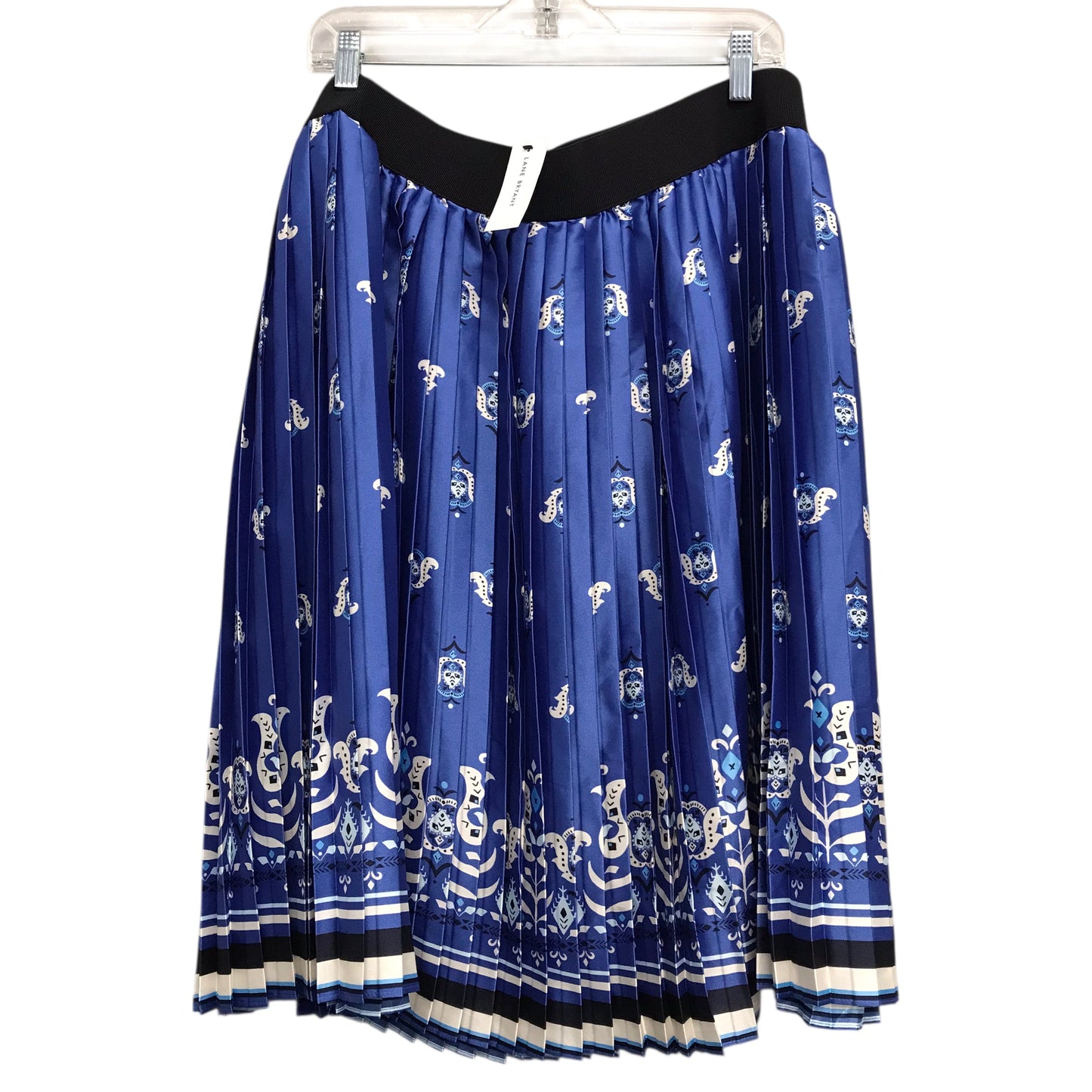 Skirt Mini & Short By Lane Bryant In Blue & White, Size:26