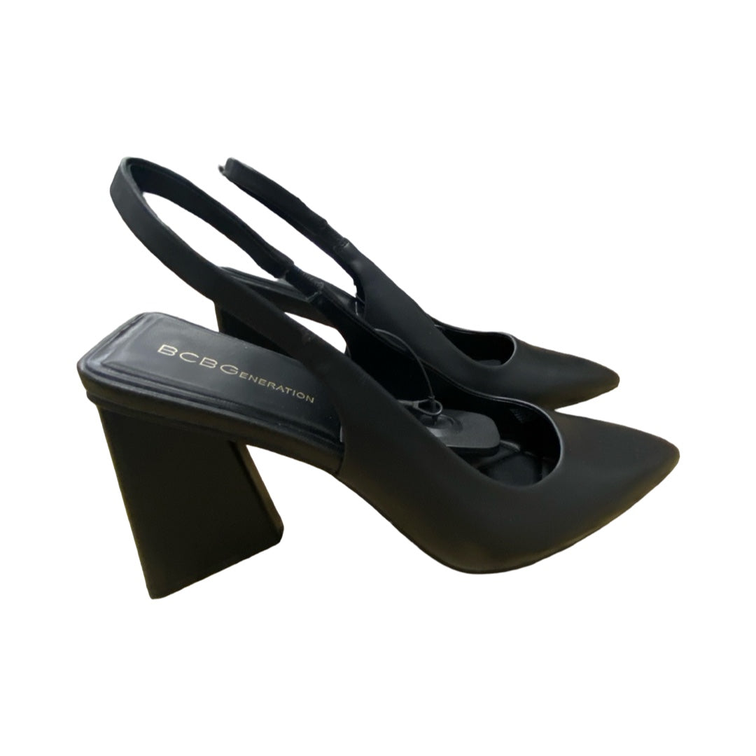 Shoes Heels Block By Bcbgeneration In Black, Size:9