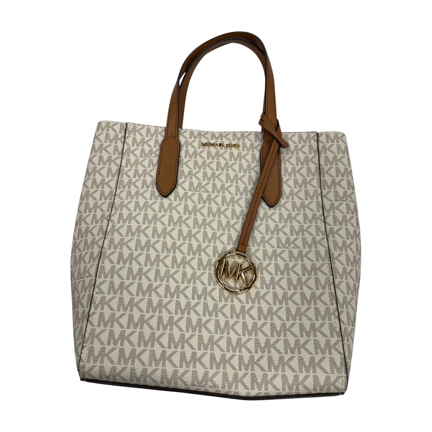 Handbag Designer By Michael Kors In Cream, Size:Medium