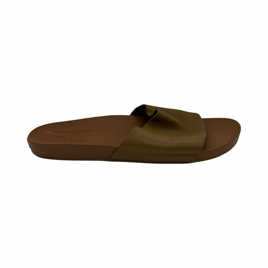 Sandals Flats By Vans In Brown, Size:9