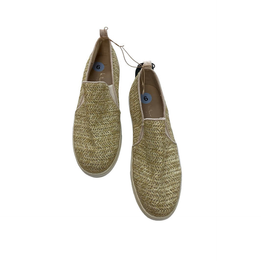 Shoes Flats By Nicole By Nicole Miller In Tan & White, Size:9