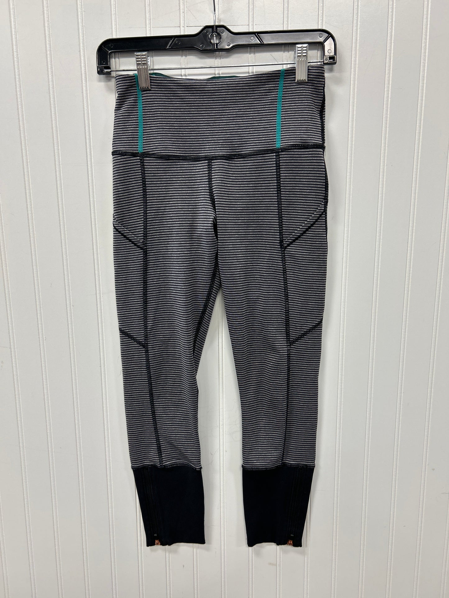 Athletic Leggings By Lululemon In Grey, Size:4