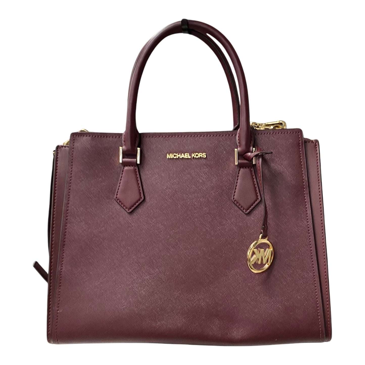 Handbag Designer By Michael Kors In Purple, Size:Large