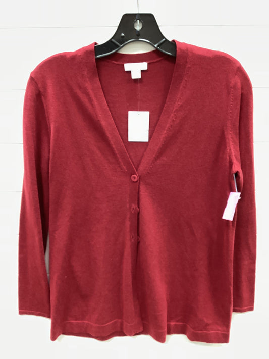Cardigan By J. Jill In Red, Size:Xs