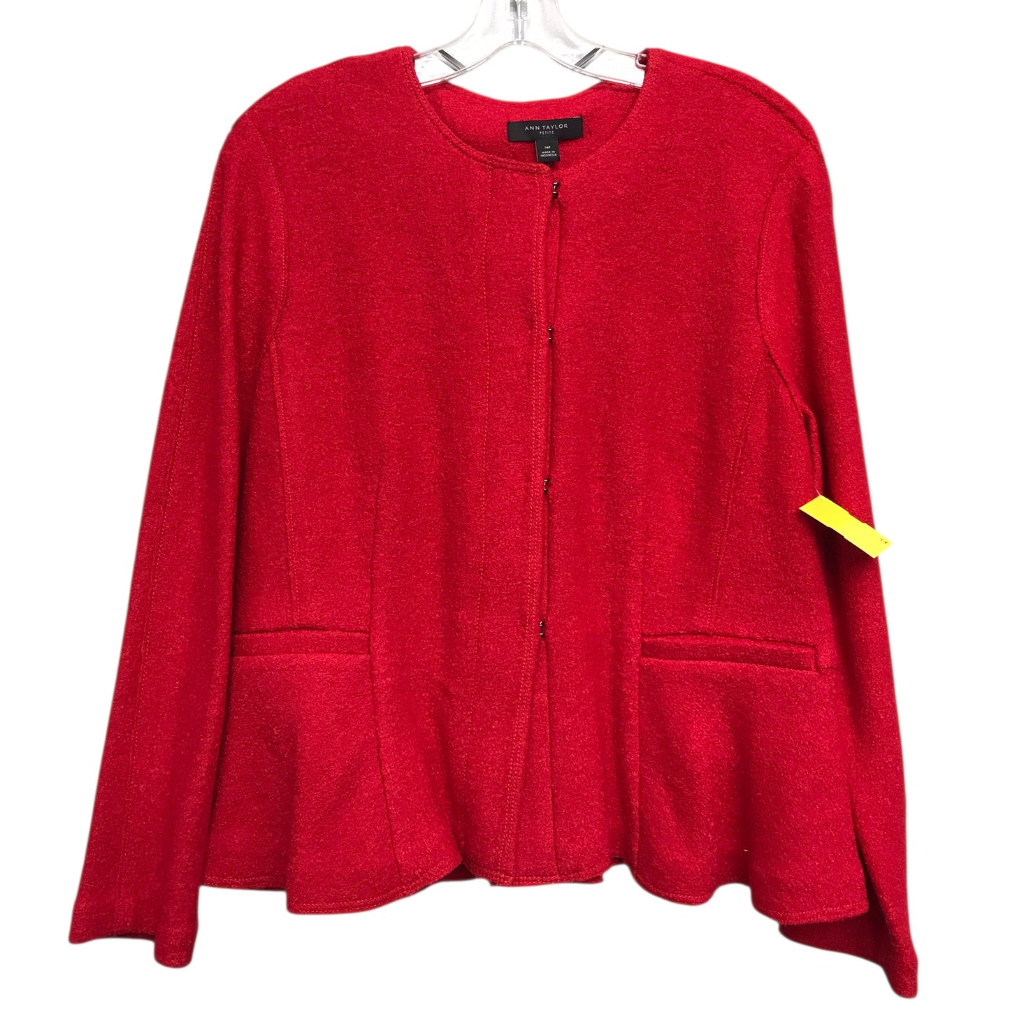 Blazer By Ann Taylor In Red, Size:Lp