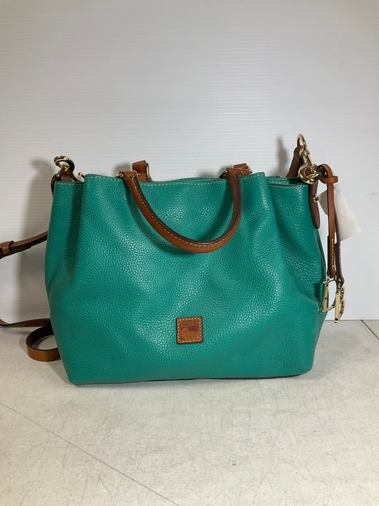 Crossbody Designer By Dooney And Bourke In Teal, Size:Medium