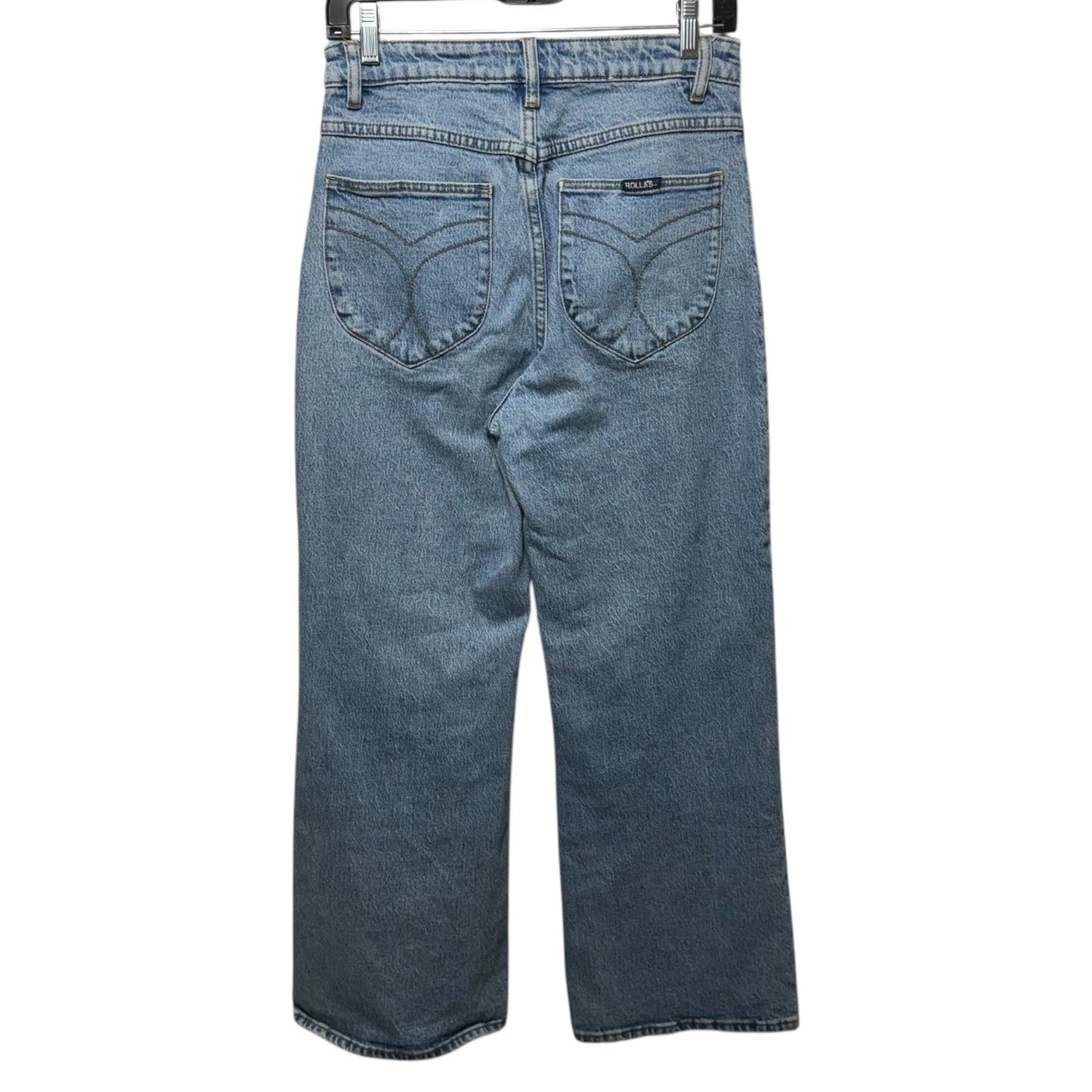 East Coast Crop Flare  high rise By Rollas In Blue Denim, Size: 8/29