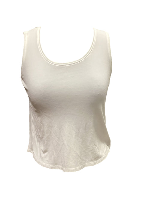 White Top Sleeveless Eileen Fisher, Size S