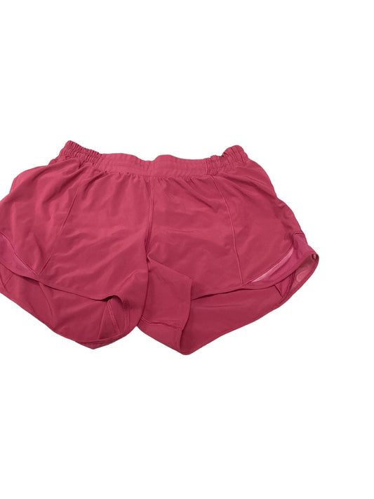 Red Athletic Shorts Lululemon, Size 8