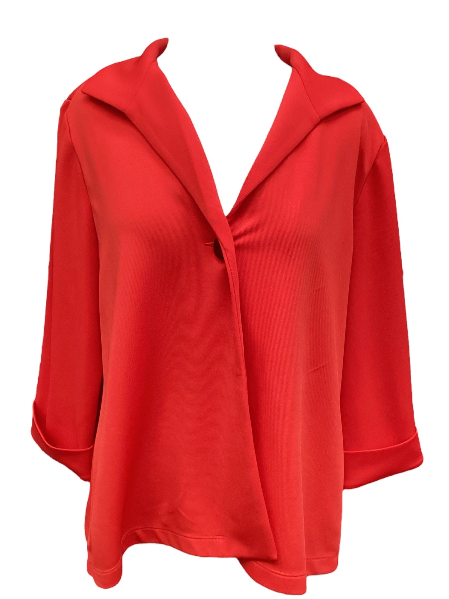 Jacket Other By Chicos In Red, Size: L