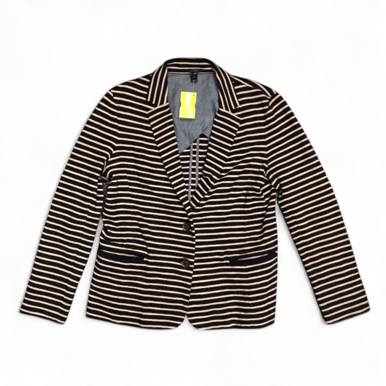 Blazer By J. Crew In Striped Pattern, Size: S