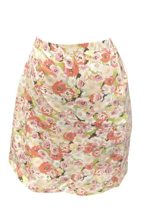 Floral Print Skirt Midi J. Jill, Size M