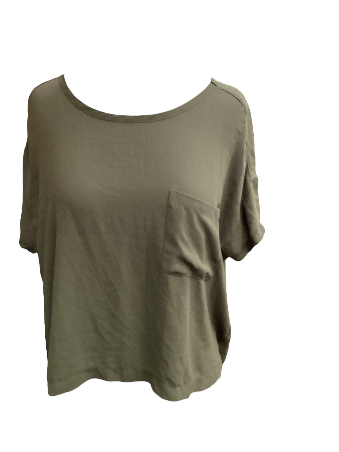 Green Top Short Sleeve Lush, Size S