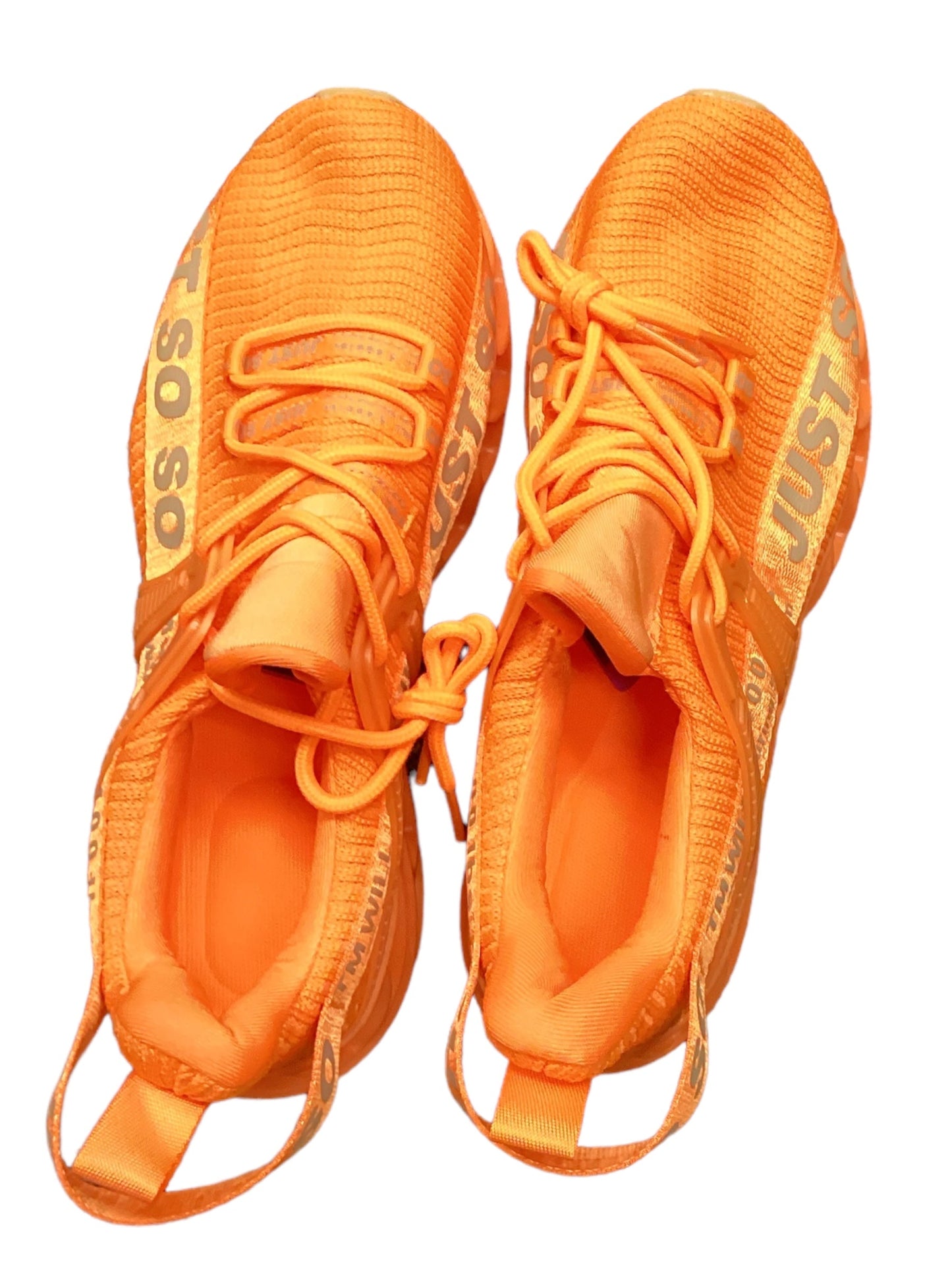 Orange Shoes Athletic Clothes Mentor, Size 9.5