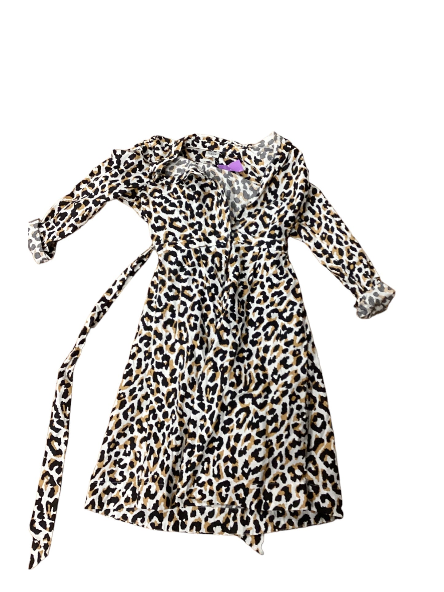 Animal Print Dress Casual Midi J. Crew, Size 4