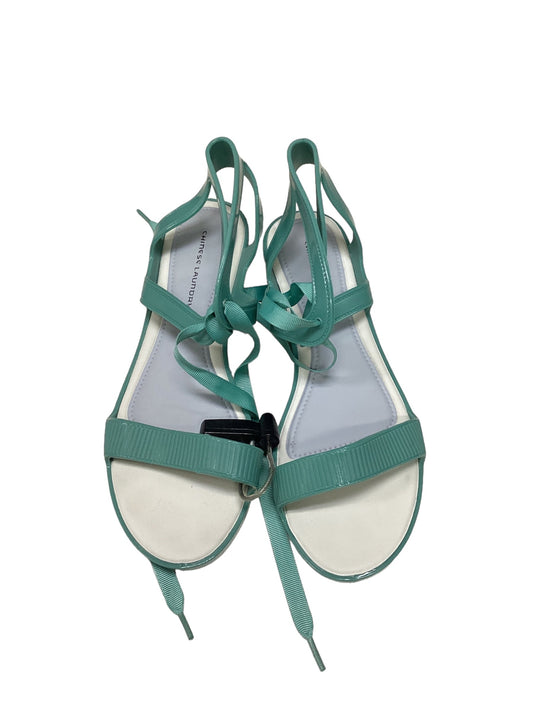 Teal Sandals Flats Chinese Laundry, Size 7.5