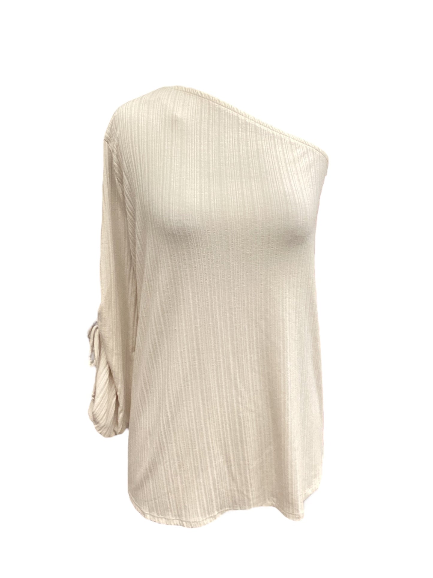 Beige Top 3/4 Sleeve Maurices, Size 3x