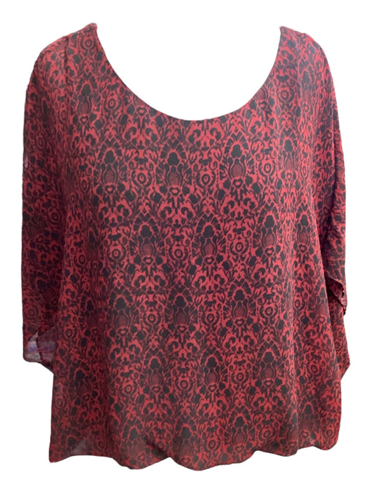 Red Top Short Sleeve Vince Camuto, Size M