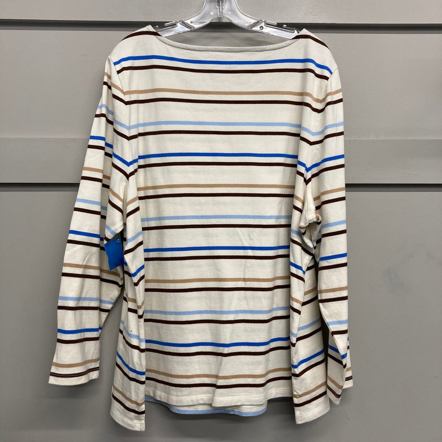 Top Ls By Talbots In Striped Pattern, Size:3X