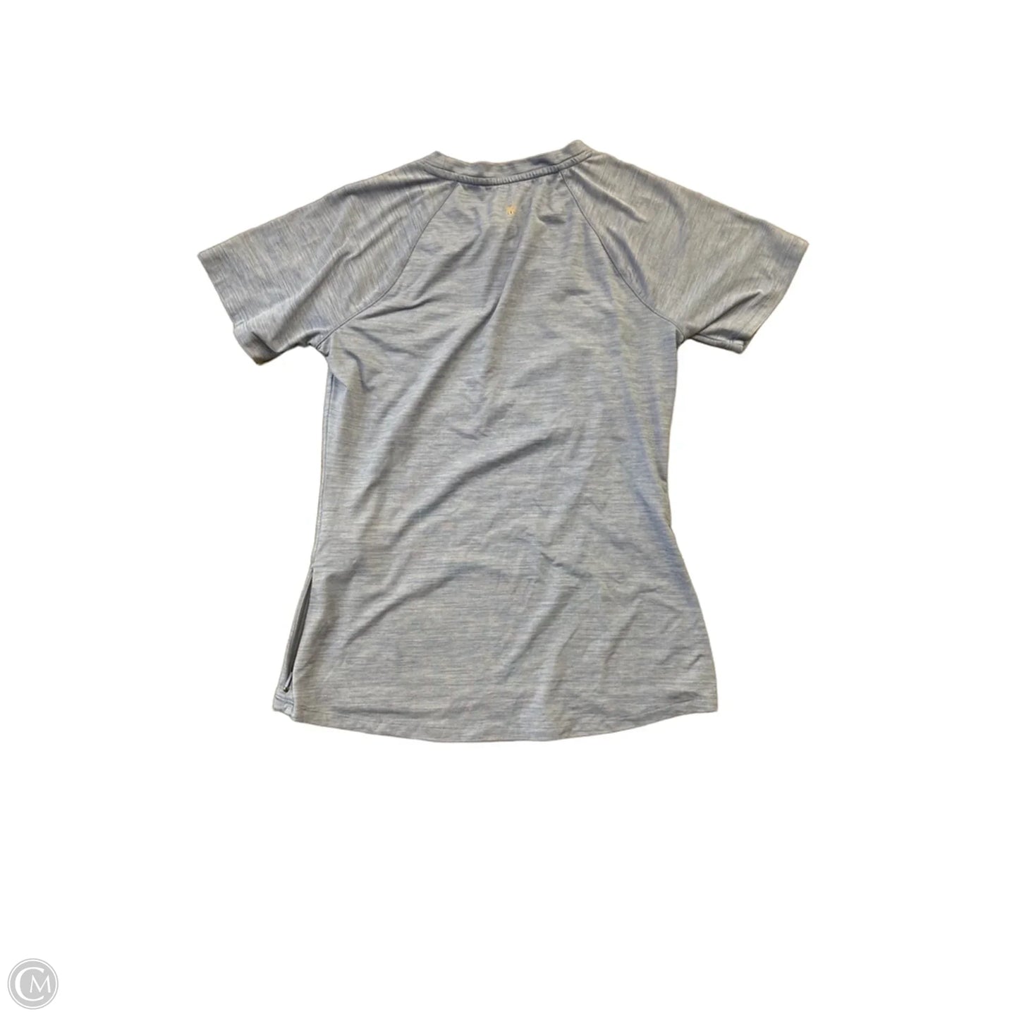 Athletic Top Short Sleeve By Spyder In Blue, Size: S