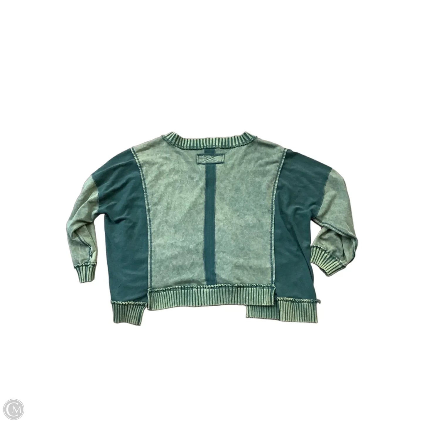 Sweatshirt Crewneck By Oli & Hali In Teal, Size: Xl