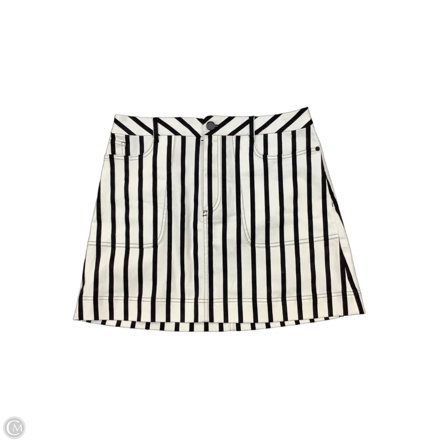 Skirt Designer By Alice + Olivia In Black & White, Size: 8