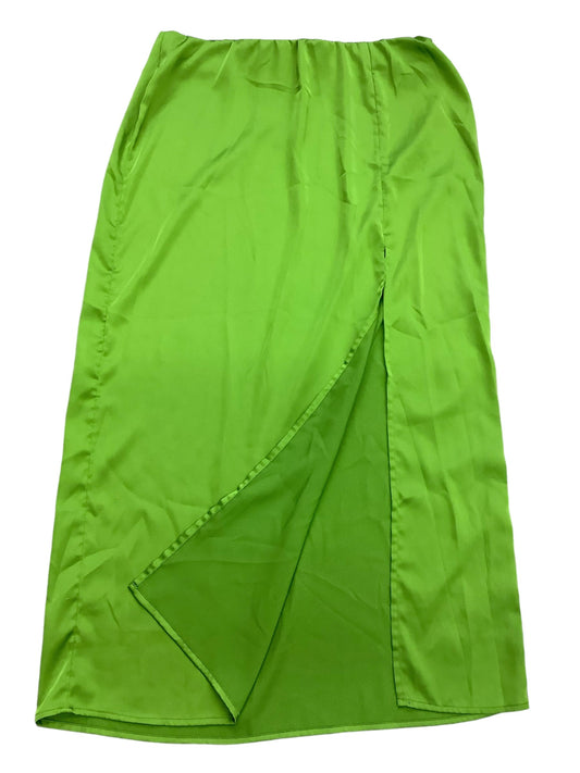 Skirt Maxi By A New Day In Chartreuse, Size: M