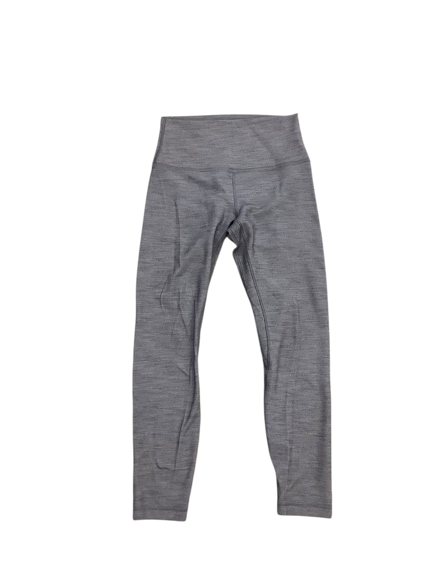 Athletic Leggings By Lululemon In Grey, Size: 6