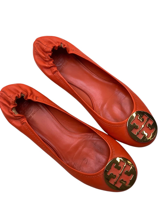 Shoes Designer By Tory Burch In Orange, Size: 10