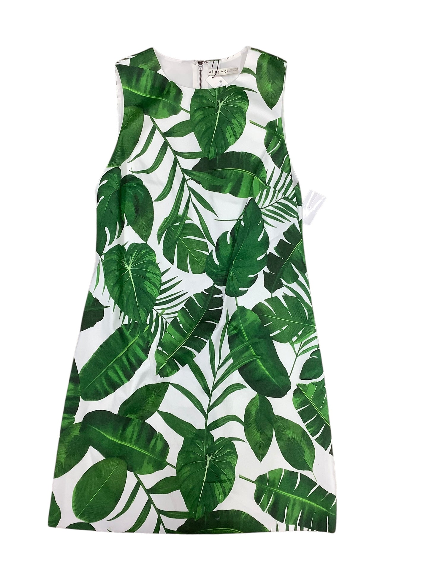 Dress Designer By Alice + Olivia In Green, Size: 4