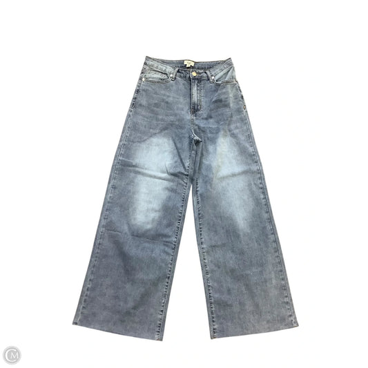 Jeans Wide Leg By Easel In Blue, Size: S