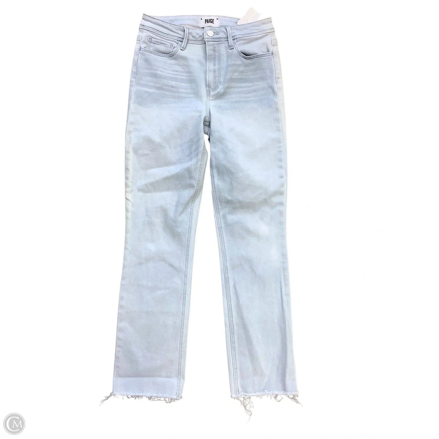 Jeans Straight By Paige In Blue, Size: 4(26)