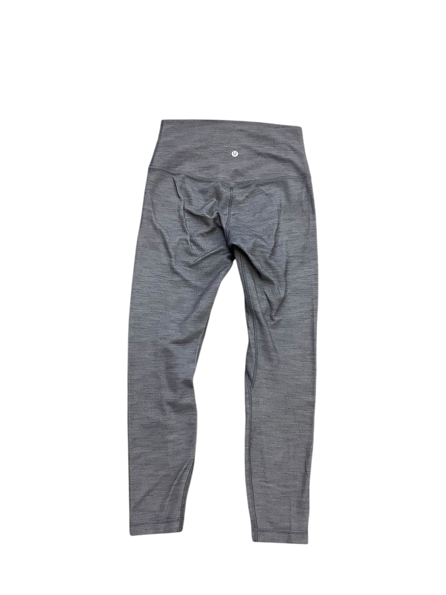 Athletic Leggings By Lululemon In Grey, Size: S