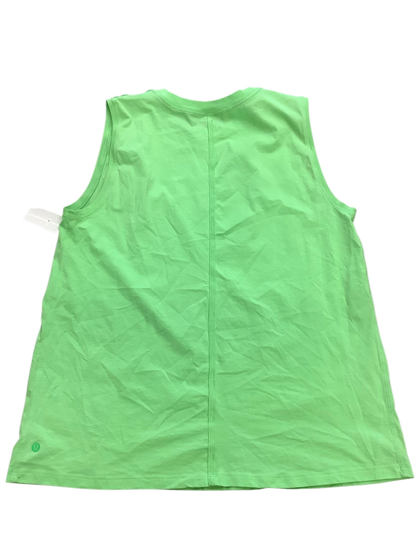 Athletic Tank Top By Lululemon In Green, Size: L