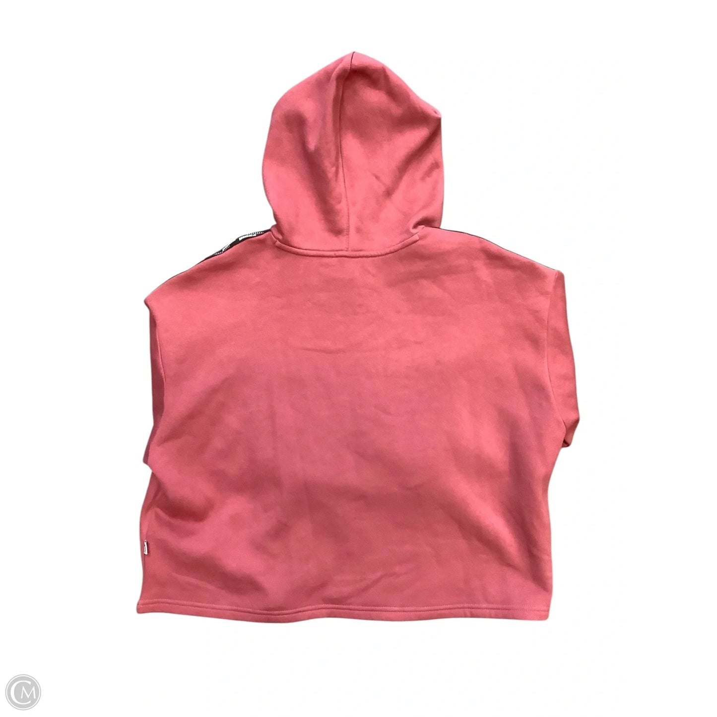 Athletic Sweatshirt Hoodie By Puma In Pink, Size: L